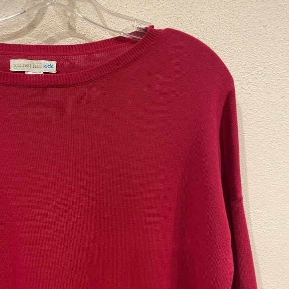 Garnet Hill Organic Cotton Sweater Size XL EUC - Picture 3 of 5